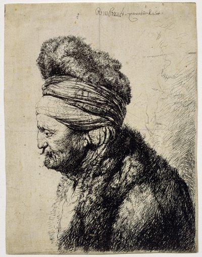 İkinci Doğu Kafası by Rembrandt van Rijn