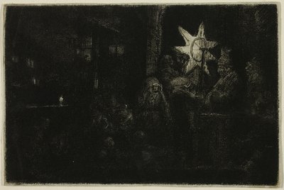 Kralların Yıldızı: Bir Gece Parçası by Rembrandt van Rijn