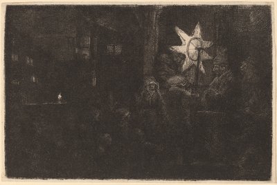 Kralların Yıldızı: Bir Gece Parçası by Rembrandt van Rijn