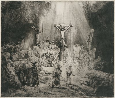 Üç Haç, c. 1653 by Rembrandt van Rijn
