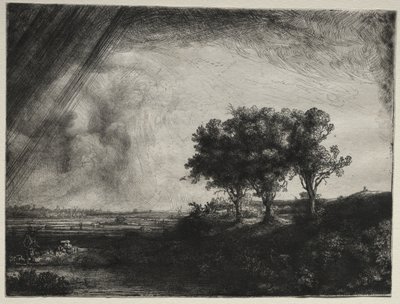 Üç Ağaç by Rembrandt van Rijn