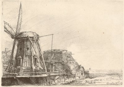 yel değirmeni by Rembrandt van Rijn