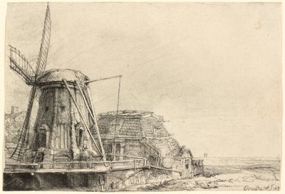 yel değirmeni by Rembrandt van Rijn