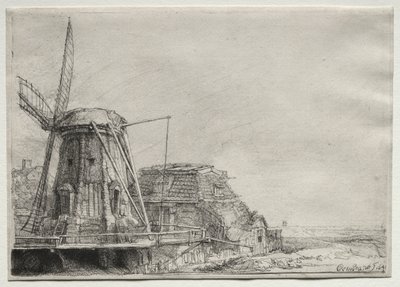 yel değirmeni by Rembrandt van Rijn