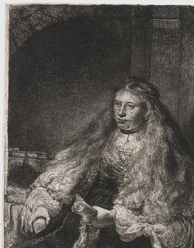 Büyük Yahudi gelin by Rembrandt van Rijn
