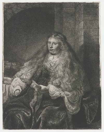 Büyük Yahudi gelin by Rembrandt van Rijn
