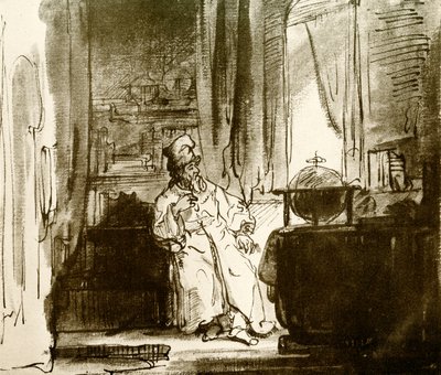 Filozof by Rembrandt van Rijn