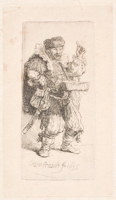 şarlatan by Rembrandt van Rijn