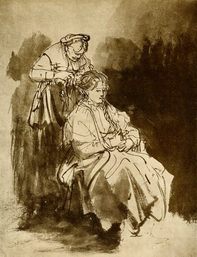 Tuvalet by Rembrandt van Rijn