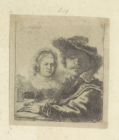 Zelfportret, Saskia