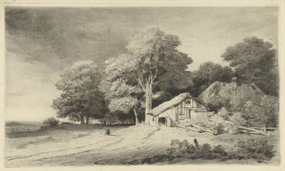 Çiftlik bir yolda by Remigius Adrianus Haanen