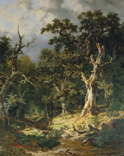 Eichenwald by Remigius Adrianus van Haanen