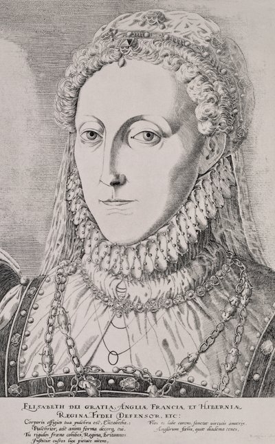 Kraliçe I. Elizabeth (1533-1603), c.1572-75 by Remigius Hogenbergh