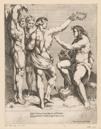Apollon ve Marsyas Rafaël