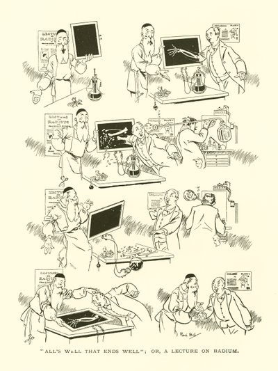 Sonu iyi biten tum seyler iyidir; veya Radyum üzerine bir Ders (gravür) by René Bull