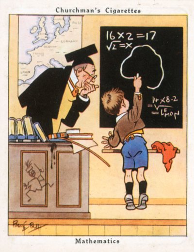 Matematik (renkli lito) by René Bull