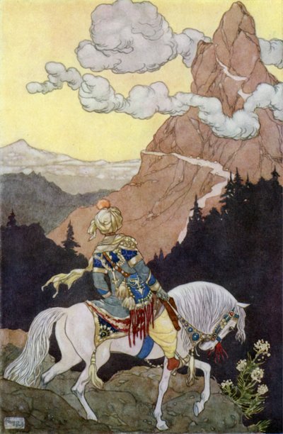 Terör ve Tehlike Dağı (renkli taş) by René Bull