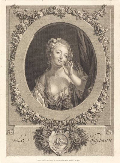 şehvetli by René Gaillard after Jean Baptiste Greuze