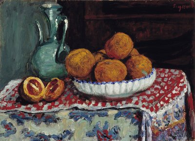 Sürahide Natürmort Resmi, Rene Seyssaud (1867-1952) 1909 Zorunlu söz: Koleksiyon temeli, de Provence, Marsilya by Rene Auguste Seyssaud