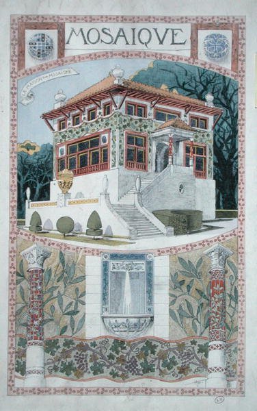 Mozaikçi için Ev Tasarımı by Rene Binet