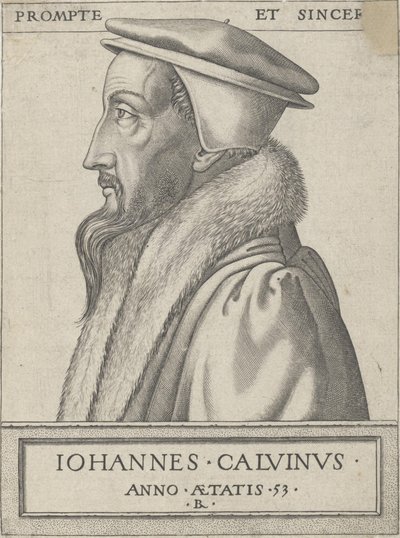 Jean Calvin (1509 - 1564), teolog ve Protestan Reformu