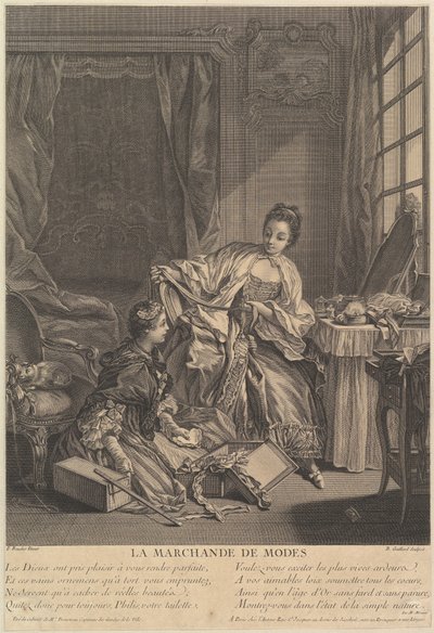 Moda Tüccarı, 1746-55. by Rene Gaillard
