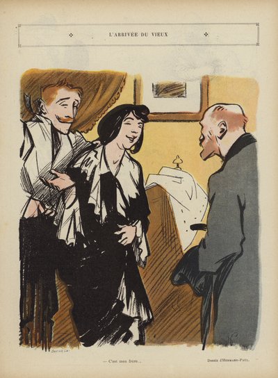 Le Rire için İllüstrasyon by Rene George Hermann Paul
