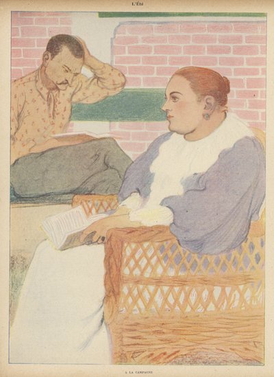 Yaz: Kırsalda (renkli taş) by Rene George Hermann Paul