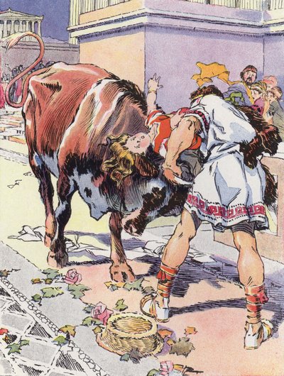 Yüzyılın Küçük Bir Atinalı Kadını, Perikles (renkli taş) by Rene Vincent