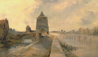 Constance'daki Ren Nehri (Konstanz-am-Rhein) by Rev. Edward Thomas Daniell