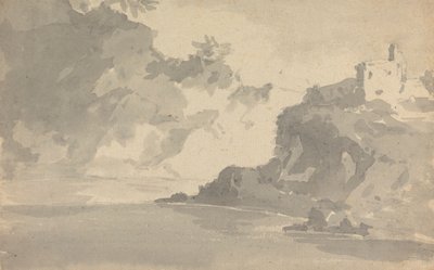 Dağın Tepesinde Bir Kale ile Eskiz by Rev. William Gilpin