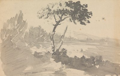 ağaç ve göl by Rev. William Gilpin