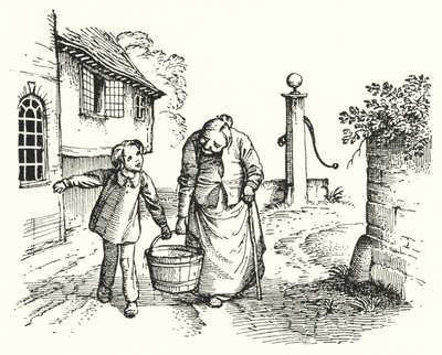 Hans Christian Andersen: Küçük Tuk (taş) by Rex (after) Whistler
