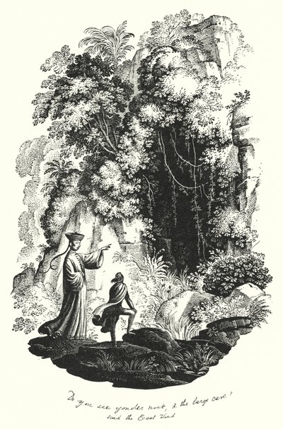 Hans Christian Andersen: Cennet Bahçesi (lito) by Rex (after) Whistler