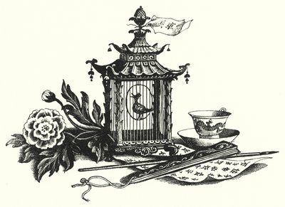 Hans Christian Andersen: Bülbül (taş) by Rex (after) Whistler