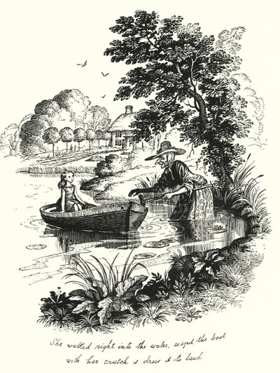 Hans Christian Andersen: Kar Kraliçesi (taş) by Rex (after) Whistler