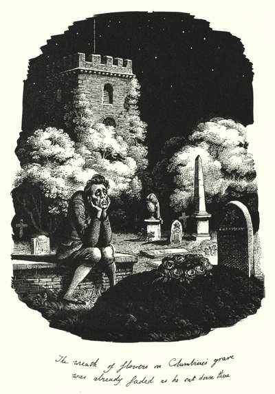 Hans Christian Andersen: Ayın Gördüğü (lito) by Rex (after) Whistler