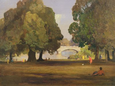 Kensington Bahçelerinde by Rex Vicat Cole