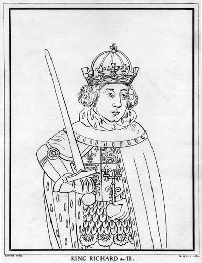 İngiltere Kralı III. Richard, 18. yüzyıl. by Reynolds Grignion