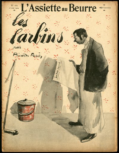 “L’Plate au beurre”” kapağı, 165 numara, Renkli hicivli by Ricardo Flores