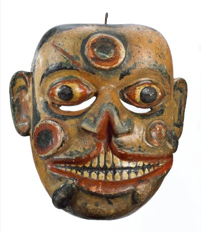 Yaralar ve sülüklerle kaplı Genel, Tamamlayıcı Tıp Maskesi, Sri Lanka by John Pardon