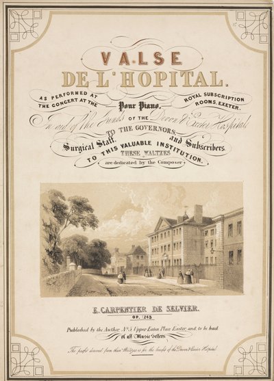 ïValse de lHopital için notaların Hastaneler Başlık sayfası by John Pardon