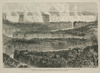 Victoria Şelaleleri, Afrika, 1855 dolayları by John Pardon