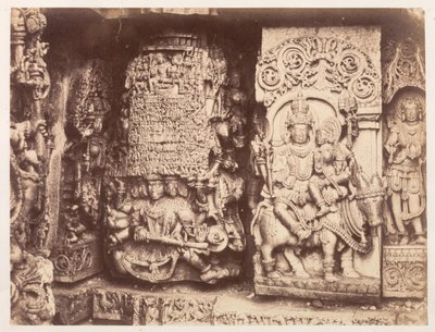 Hoysaleswara Tapınağı Heykeli, Halebid, 1856-1857. by Richard Banner Oakeley