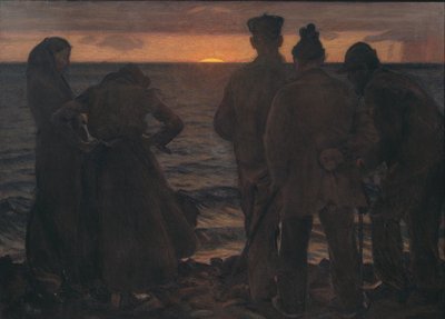 Sahildeki Yaşlılar by Richard Bergh