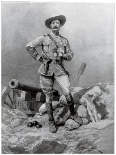 Tümgeneral Robert Baden Powell 1857-1941, 1900. by Richard Caton II Woodville