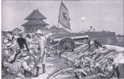 Tientsin: Surlarda savaşmak (lito) by Richard Caton II Woodville