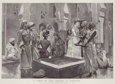 ಮೊರಾಕೊ ಟರ್ಕಿಯಲ್ಲಿ ಜನಾನಕ್ಕೆ ಭೇಟಿ by Richard Caton Woodville junior