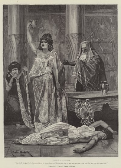 Kleopatra, H Rider Haggard tarafından by Richard Caton Woodville junior