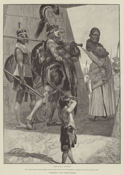 Kleopatra, H Rider Haggard by Richard Caton Woodville junior